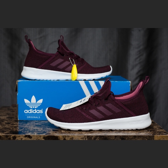 cloudfoam adidas maroon